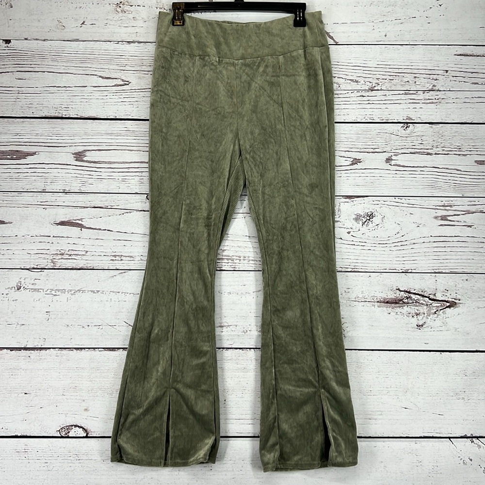 Ultra Flirt Juniors Stretch Corduroy Flare Pants Size XL